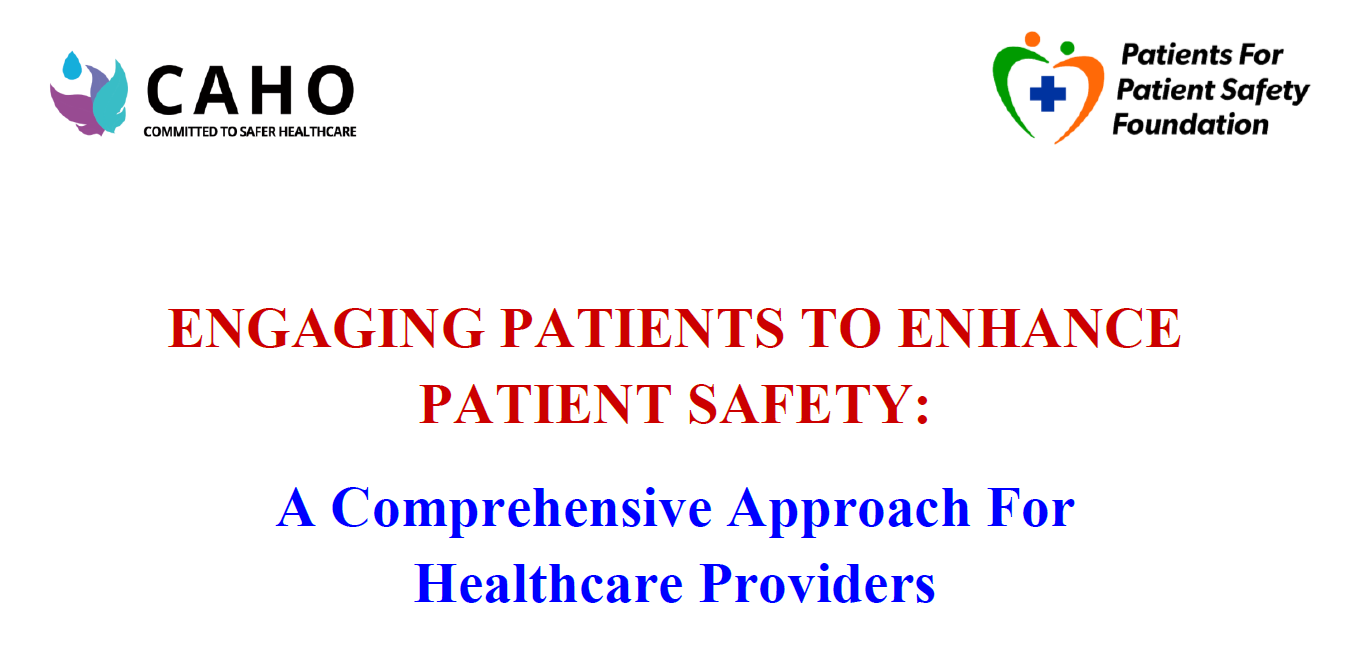 White Paper Engaging Patients to Enhance Patient Safety